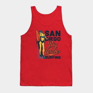 San Diego Surf Girl Tank Top